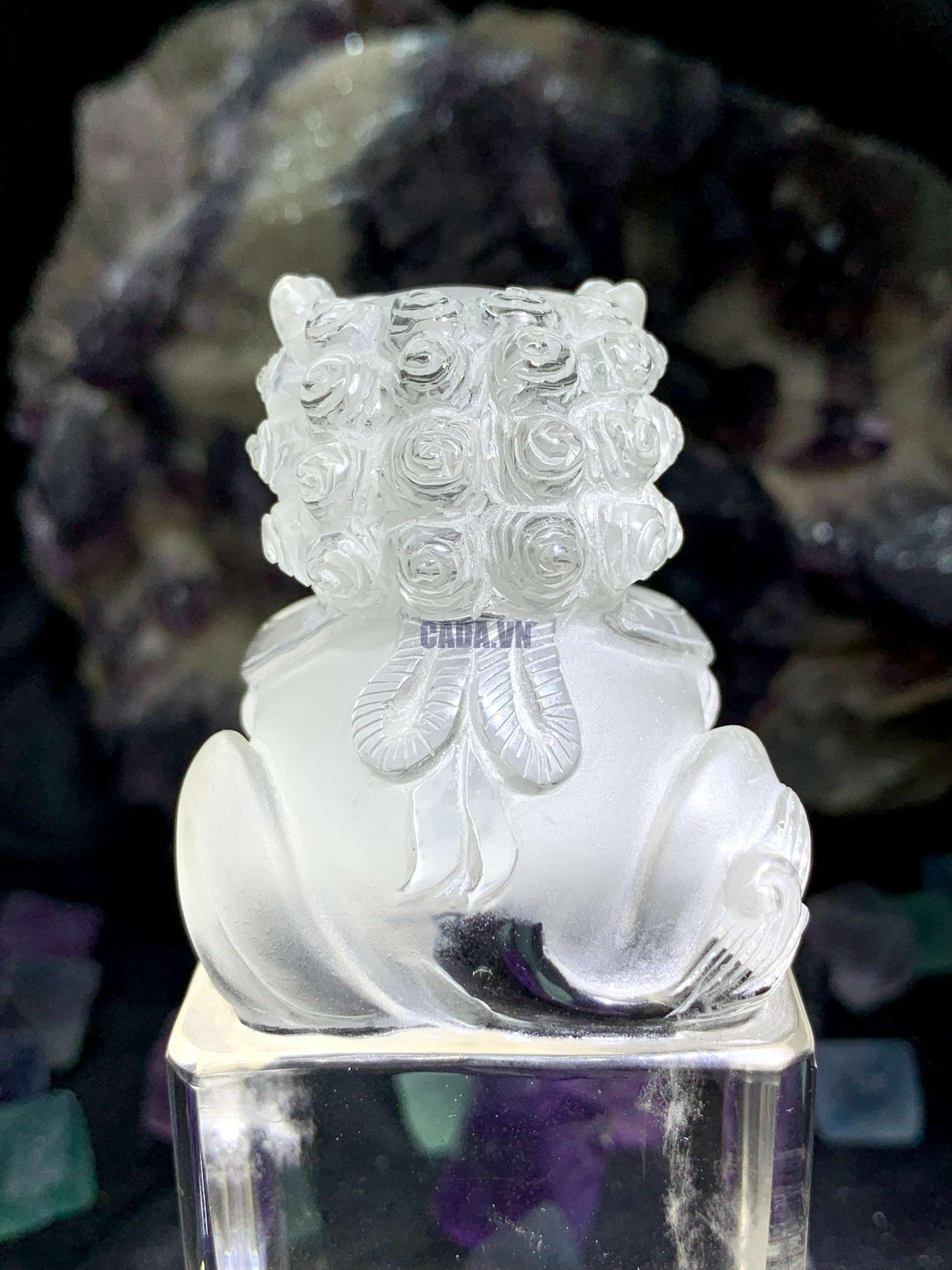 Ấn Sư Tử Thạch Anh | CADA DECOR