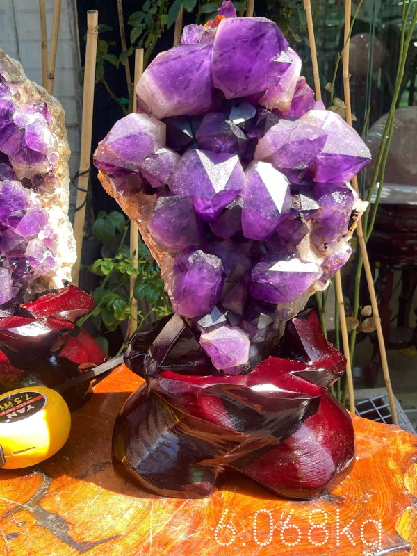VỈ MẦM THẠCH ANH TÍM, KL: 6,068KG | CADA DECOR
