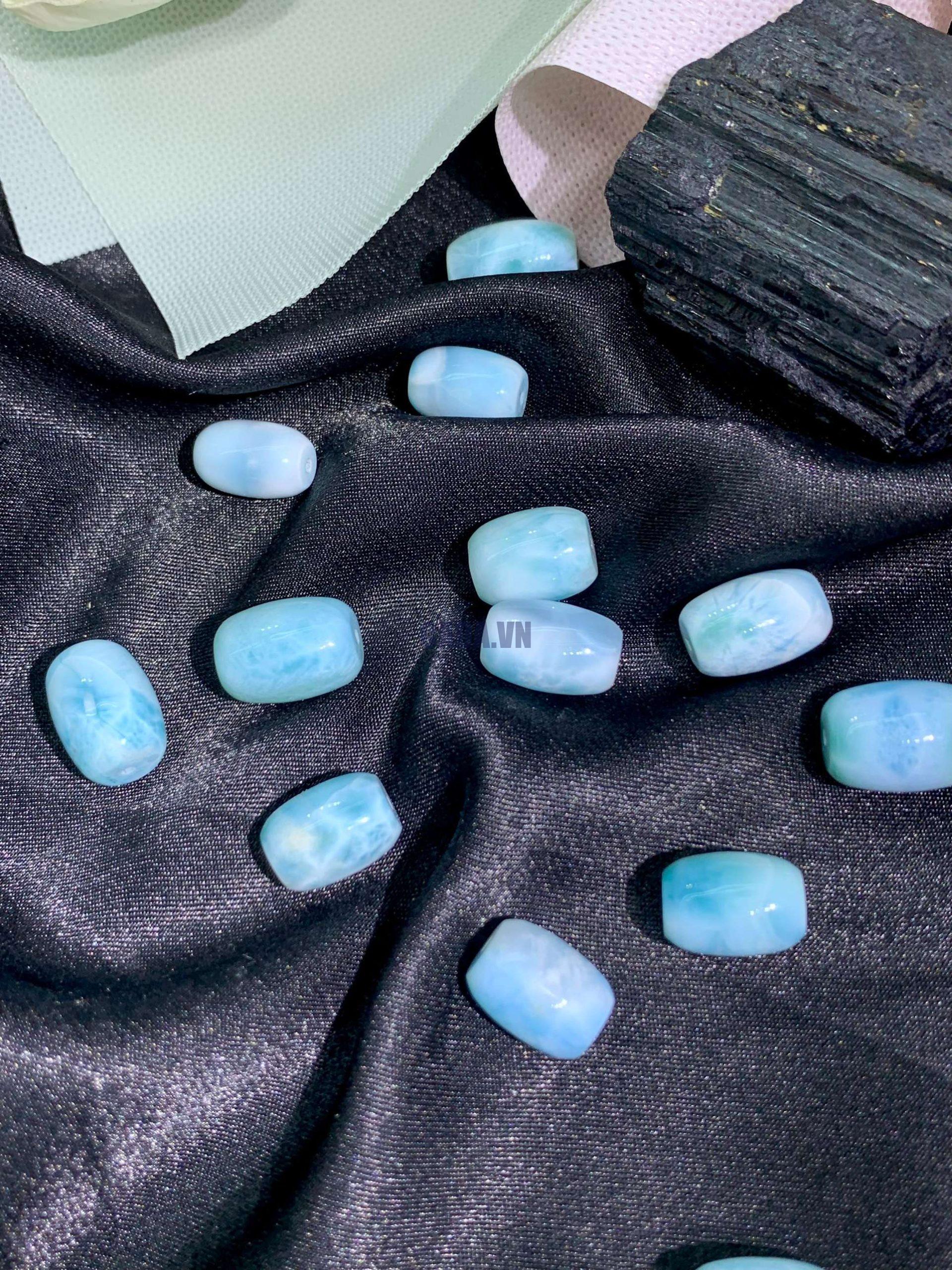 Mặt dây chuyền Đồng Điếu Lu Thống Larimar | CADA DECOR