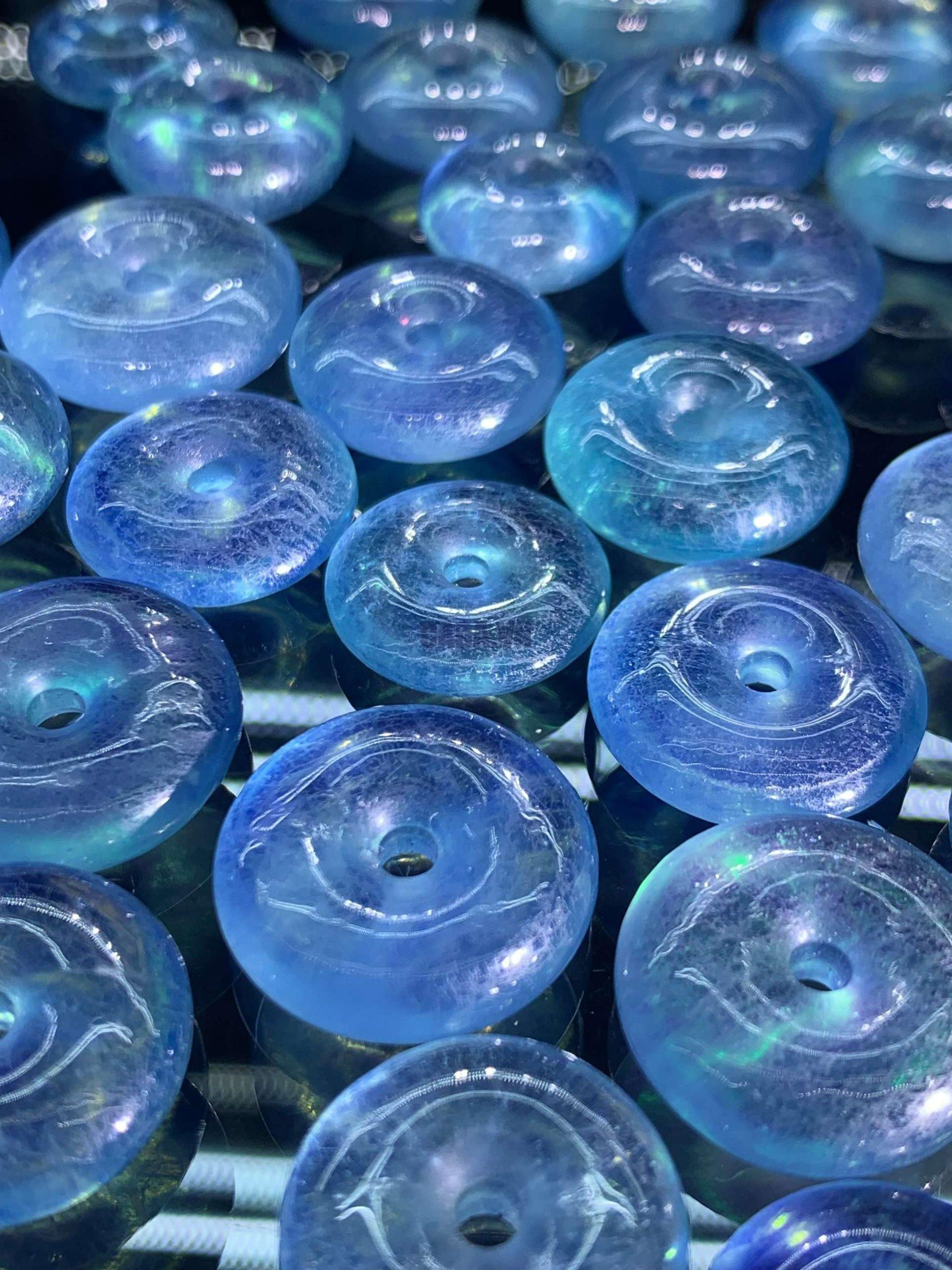 Mặt dây chuyền Đồng điếu Aquamarine | CADA DECOR