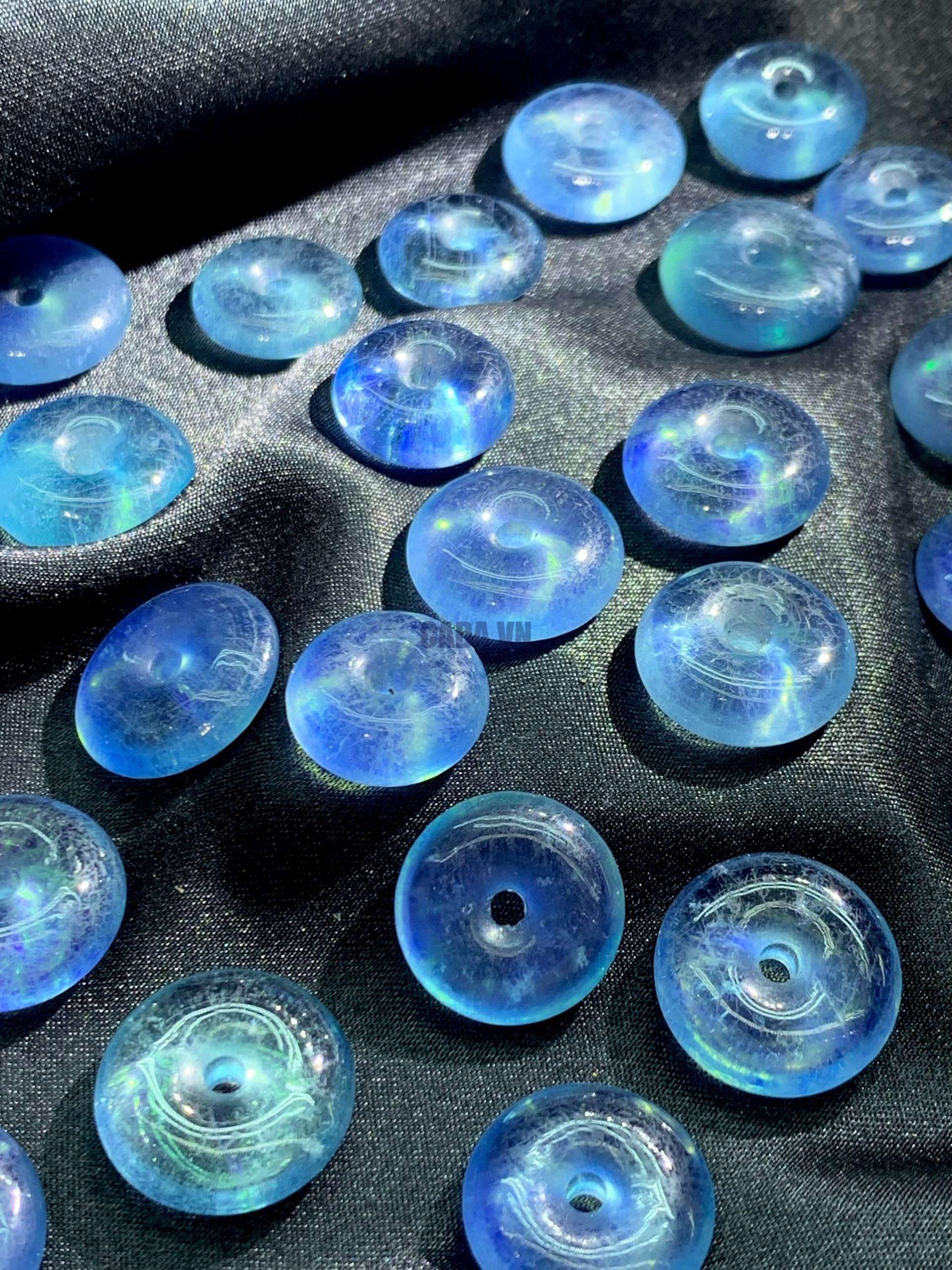 Mặt dây chuyền Đồng điếu Aquamarine | CADA DECOR