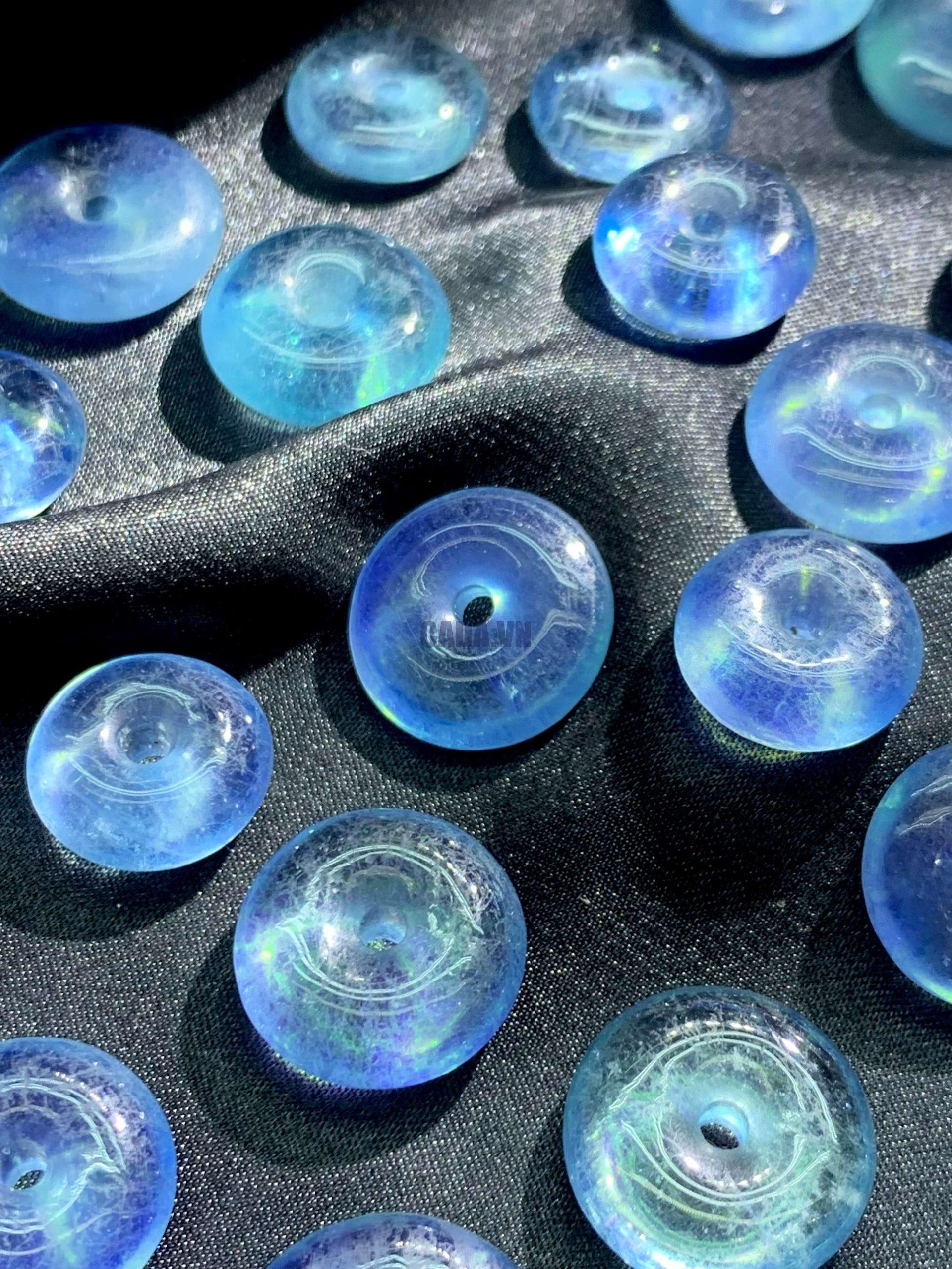 Mặt dây chuyền Đồng điếu Aquamarine | CADA DECOR