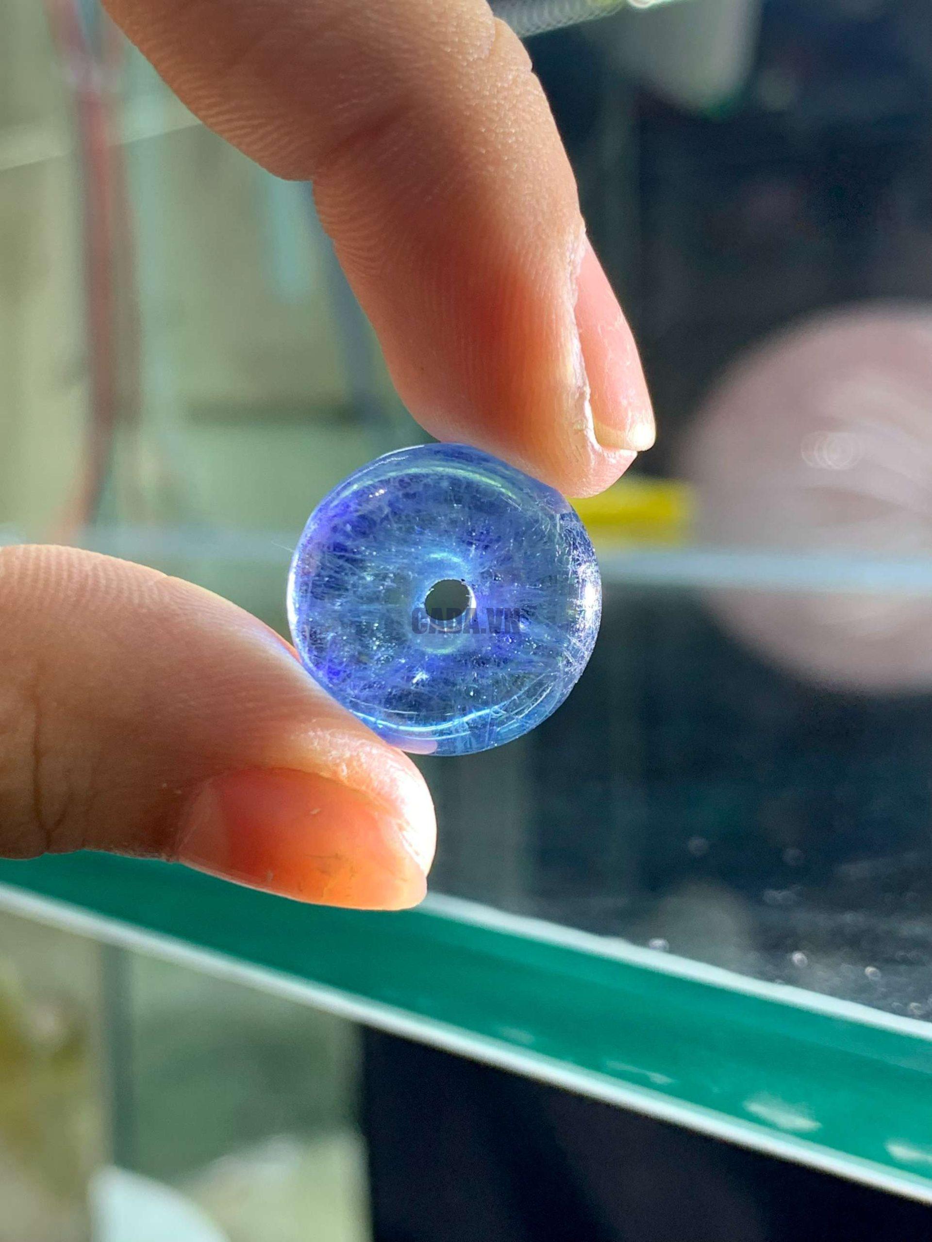 Mặt dây chuyền Đồng điếu Aquamarine | CADA DECOR