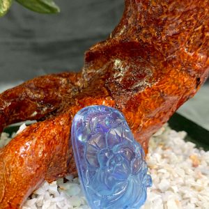 Mặt Dây Aquamarine Hình Hoa | CADA DECOR