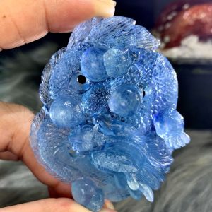 Mặt Dây Hình Rồng Aquamarine | CADA DECOR