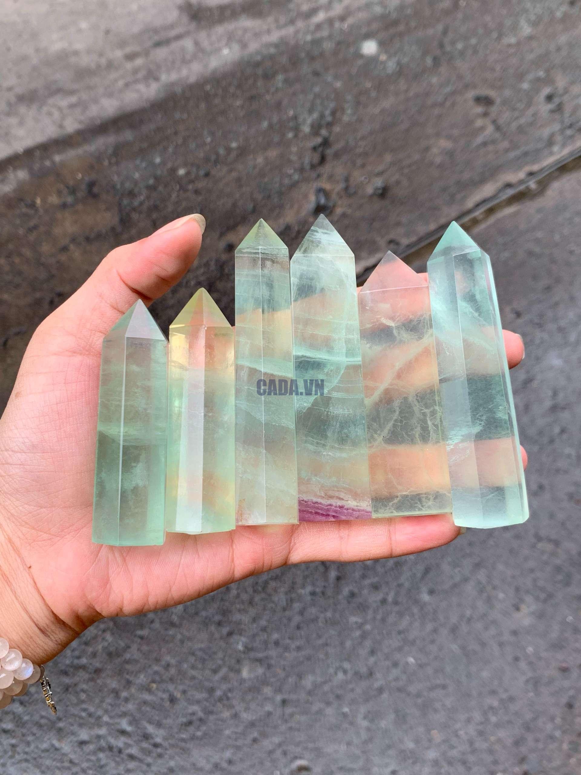 Trụ Watermelon Fluorite | CADA DECOR
