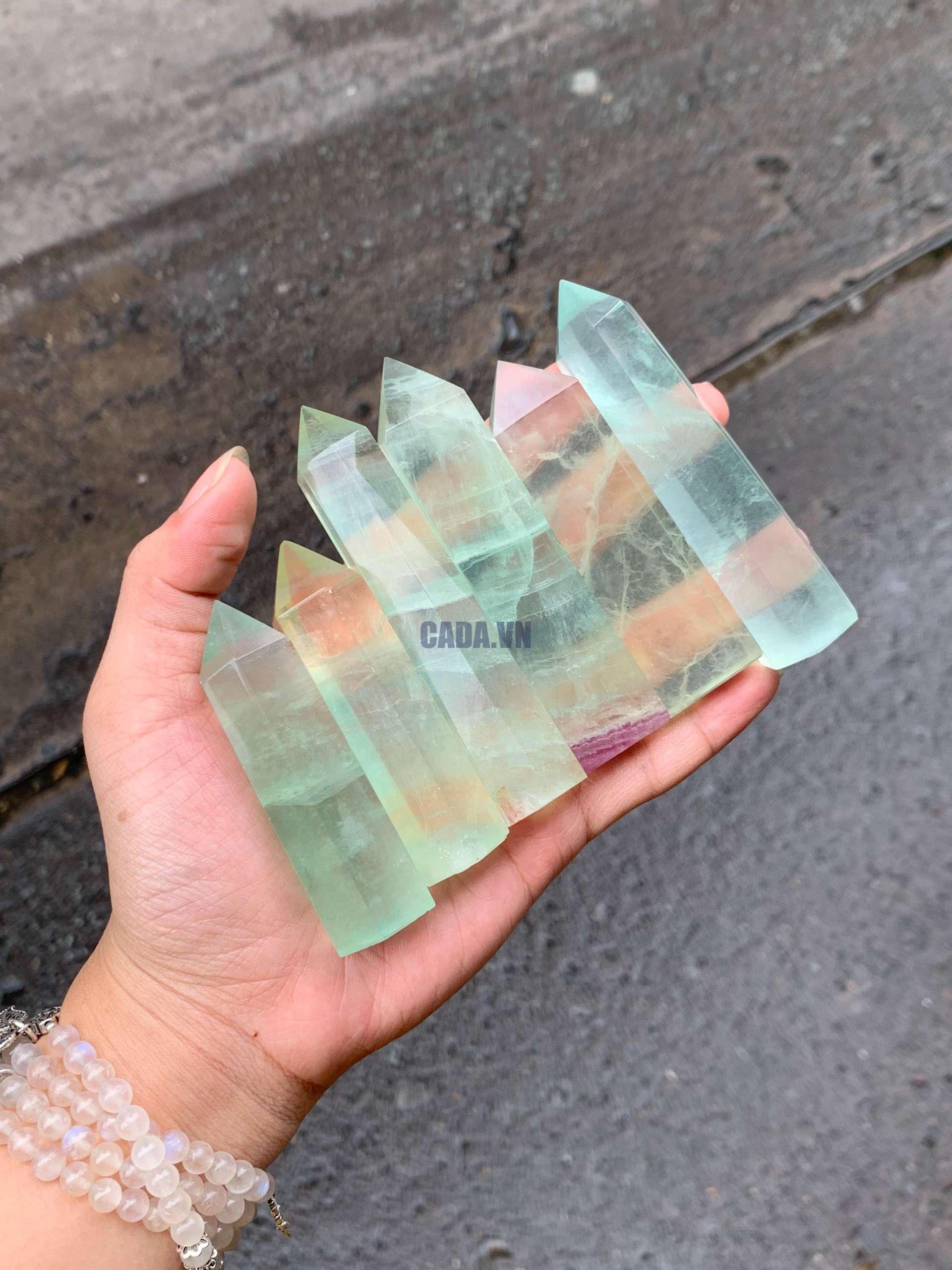 Trụ Watermelon Fluorite | CADA DECOR