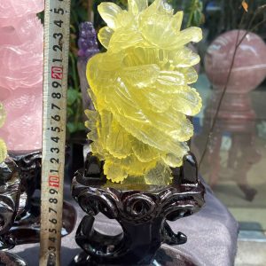 Khổng Tước Thạch Anh Vàng | CADA DECOR