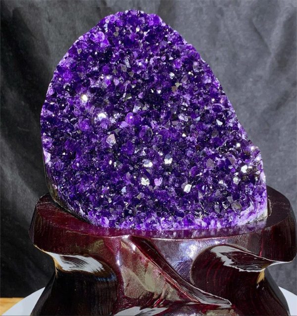 Thạch anh tím Uruguay - KT: 24x12cm - KL: 1.312kg