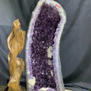 ốc Thạch Anh Tím - Amethyst Geode KT: 119x26cm - KL: 49.9kg