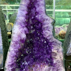 Hốc Thạch Anh Tím - Amethyst Geode KT: 66x35cm - KL: 35,3kg