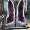 Hốc Đôi Thạch Anh Tím - Amethyst Geode KT: 141x33cm - KL: 77.65kg và KT: 139x33cm - KL: 110.9kg