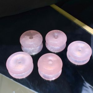 Đồng Điếu Thạch Anh Hồng - Rose Quartz size 2.5-2.6cm | CADA DECOR