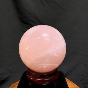 Bi Cầu Thạch Anh Hồng - Rose Quartz ĐK: 10.7cm, KL: 1.67kg