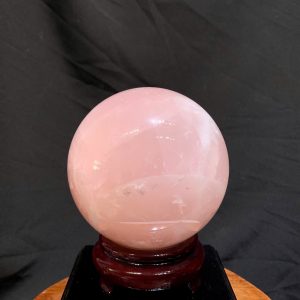 Bi Cầu Thạch Anh Hồng - Rose Quartz ĐK: 10.7cm, KL: 1.67kg