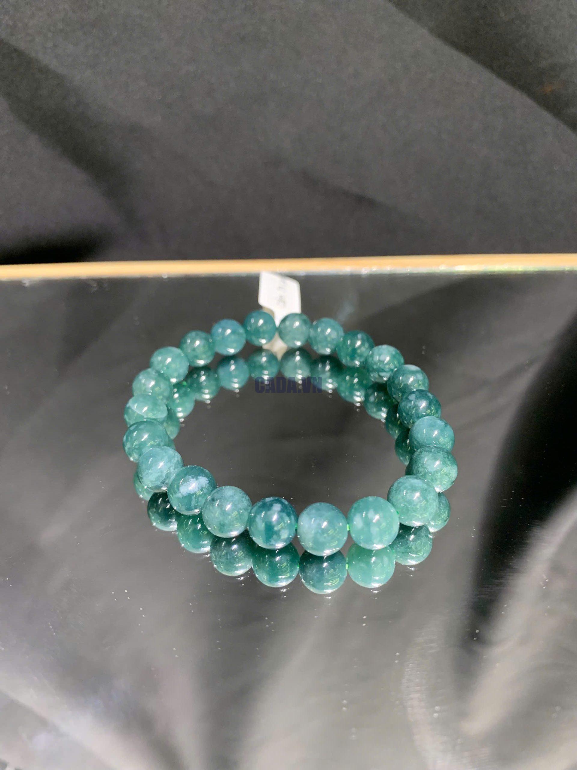 Vòng tay đá Cẩm Thạch Ngọc Lam size 8mm | CADA DECOR