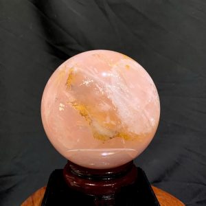 Bi Cầu Thạch Anh Hồng - Rose Quartz ĐK: 11.8cm, KL: 2.245kg