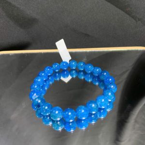 Vòng tay đá Blue Apatite size 6-10mm | CADA DECOR