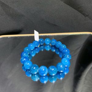 Vòng tay đá Blue Apatite size 6-10mm | CADA DECOR