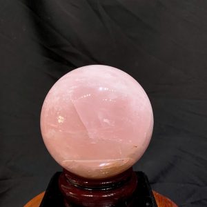 Bi Cầu Thạch Anh Hồng - Rose Quartz ĐK: 10.67cm, KL: 1.64kg