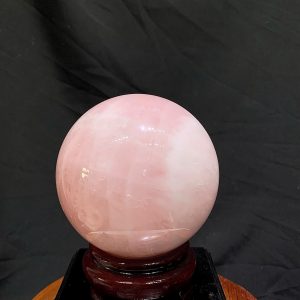 Bi Cầu Thạch Anh Hồng - Rose Quartz ĐK: 10.67cm, KL: 1.64kg