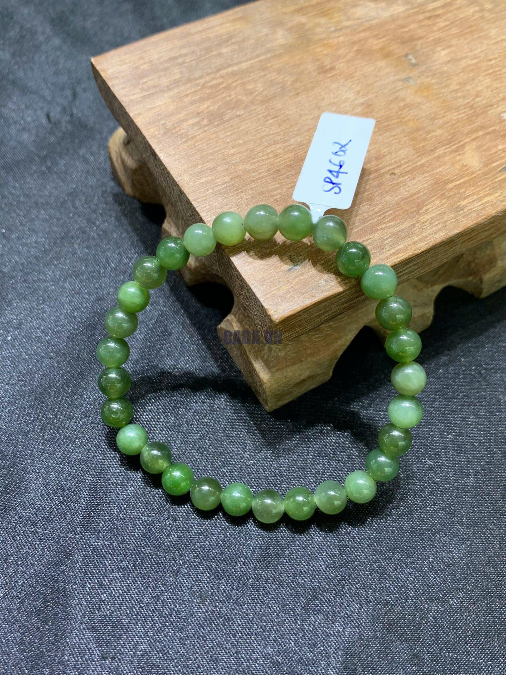 Vòng tay đá Ngọc Bích Xanh size 6-8mm | CADA DECOR