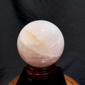 Bi Cầu Thạch Anh Hồng - Rose Quartz ĐK: 11.1cm, KL: 1.85kg