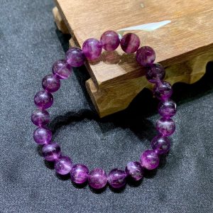 Vòng tay Purple Flourite size 8-10mm | CADA DECOR