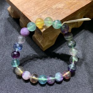 Vòng tay Rainbow Flourite size 6-10mm | CADA DECOR