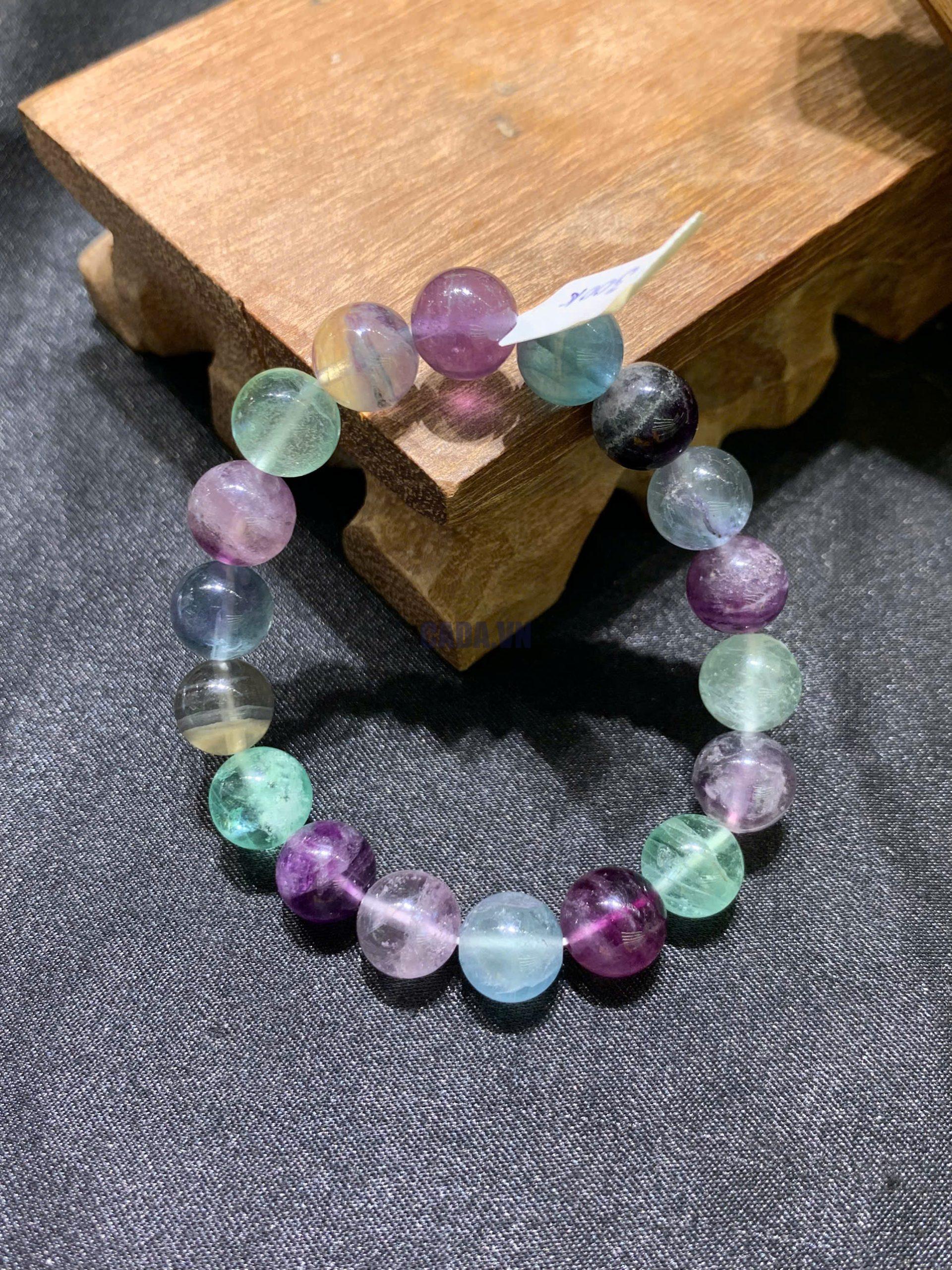 Vòng tay Rainbow Flourite size 6-10mm | CADA DECOR