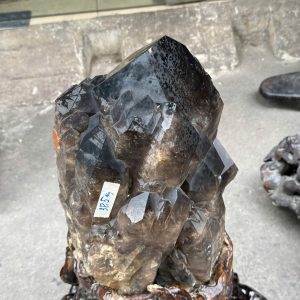 THẠCH ANH KHÓI BIẾN THỂ THÁP - SMOKY QUARTZ KT: 81x31CM, KL: 38.5KG
