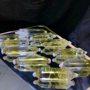 Trụ 2 đầu Thạch Anh Vàng - Citrine Double Point, size 4.5-6cm | CADA DECOR