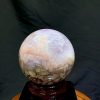 Cầu Thạch Anh Tím Hồng - Pink Amethyst And Flower Agate ĐK: 10.3cm, KL: 1.54kg