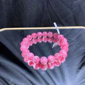 Vòng tay đá Tường Vi Hoa Bay - Rhodonite chất đẹp size 9mm | CADA DECOR