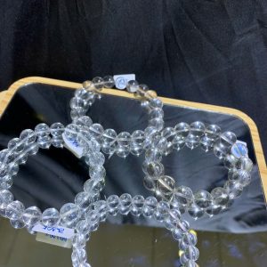 Vòng tay Thạch Anh Trắng - Clear Quarz size 7-12mm | CADA DECOR