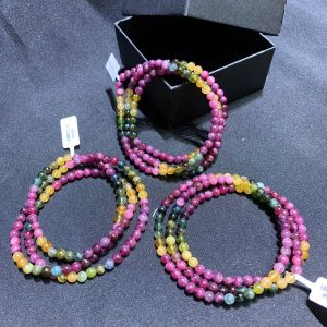 Vòng chuỗi Tourmaline đa sắc 3 quấn 5-6mm chất đẹp VIP | CADA DECOR