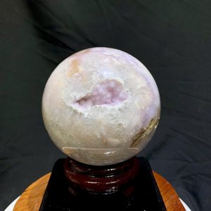 Cầu Thạch Anh Tím Hồng - Pink Amethyst And Flower Agate ĐK: 10.8cm, KL: 1.64kg