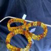 Vòng tay Hổ Phách - Amber hạt vuông ngẫu nhiên | CADA DECOR