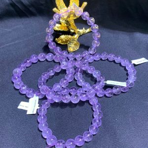 Vòng tay Lavender Amethyst - Thạch Anh Tím chất trong size 10mm | CADA DECOR