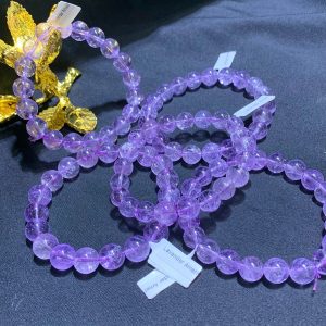 Vòng tay Lavender Amethyst - Thạch Anh Tím chất trong size 10mm | CADA DECOR