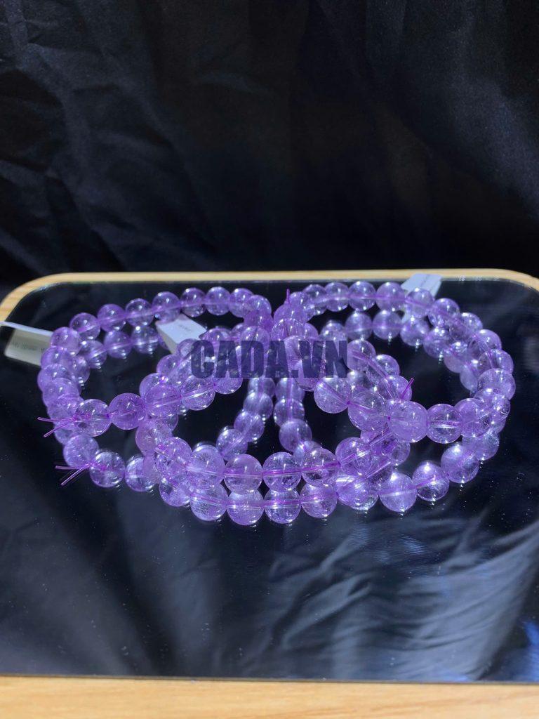 Vòng tay Lavender Amethyst - Thạch Anh Tím chất trong size 10mm | CADA DECOR