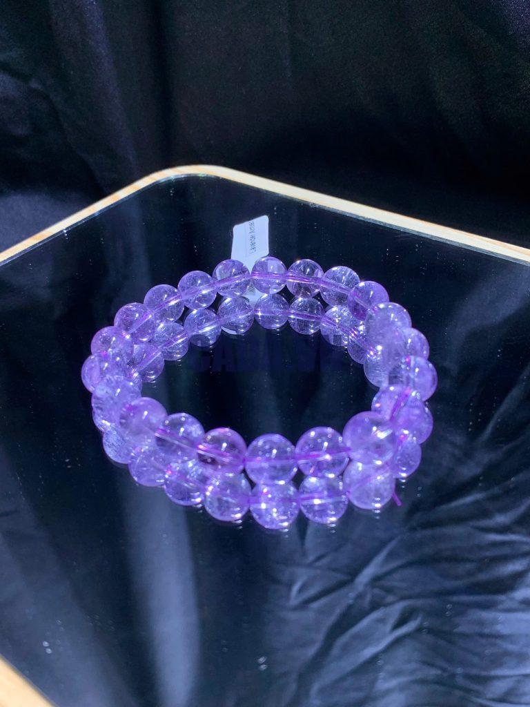 Vòng tay Lavender Amethyst - Thạch Anh Tím chất trong size 10mm | CADA DECOR