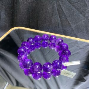 Vòng tay Amethyst - Thạch Anh Tím size 6-16mm | CADA DECOR