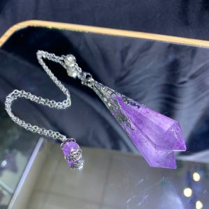 Con Lắc Cảm Xạ Thạch Anh Tím - Amethyst | CADA DECOR
