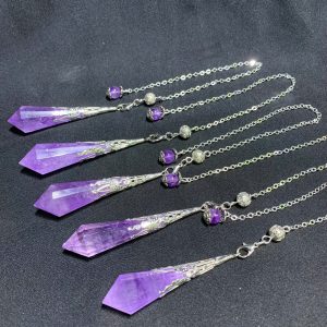 Con Lắc Cảm Xạ Thạch Anh Tím - Amethyst | CADA DECOR