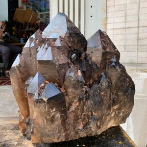 THẠCH ANH KHÓI BIẾN THỂ THÁP - SMOKY QUARTZ KL: 59.2KG