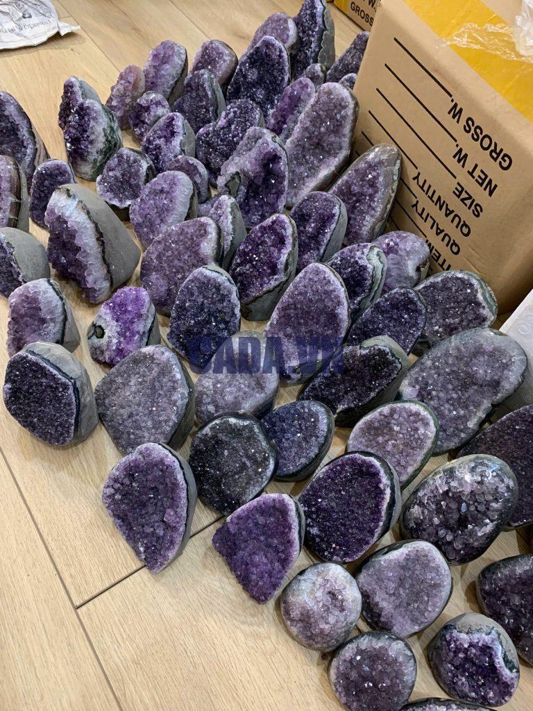 [Sỉ] Lô 10kg Thạch Anh Tím - Amethyst chất giống hình