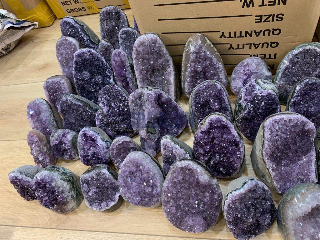 [Sỉ] Lô 10kg Thạch Anh Tím - Amethyst chất giống hình