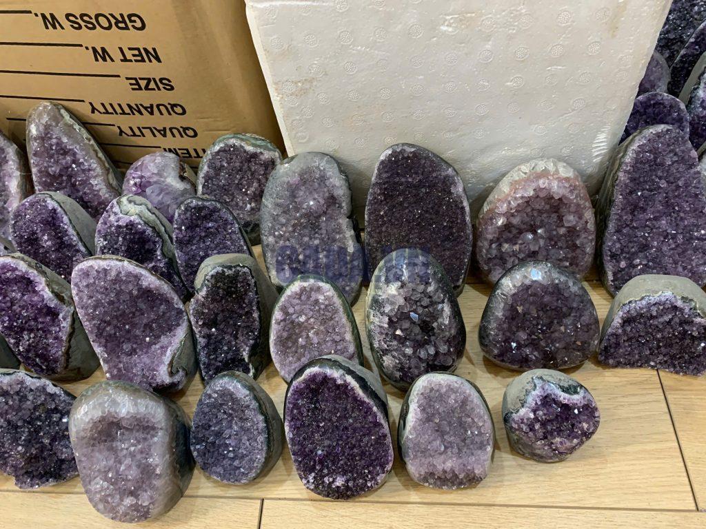 [Sỉ] Lô 10kg Thạch Anh Tím - Amethyst chất giống hình