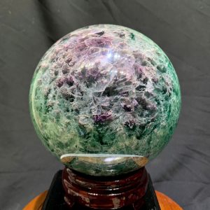 Bi Cầu Fluorite Xanh - Green Fluorite, ĐK: 13.9cm, KL: 4.435kg